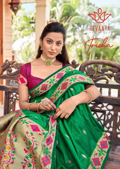 Revanta Trisha By Lt Cotton Silk Traditional Wear Saree Collection